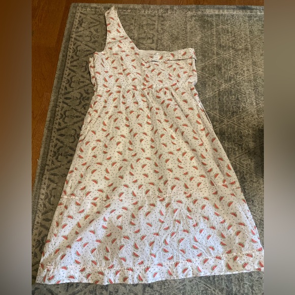 HD in Paris One-Shoulder White, Green, and Red Dress - Picture 2 of 7